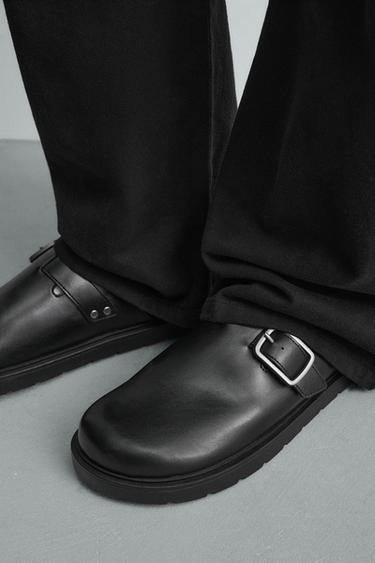 SABOTS À BOUCLE - Noir de Zara - Image 2