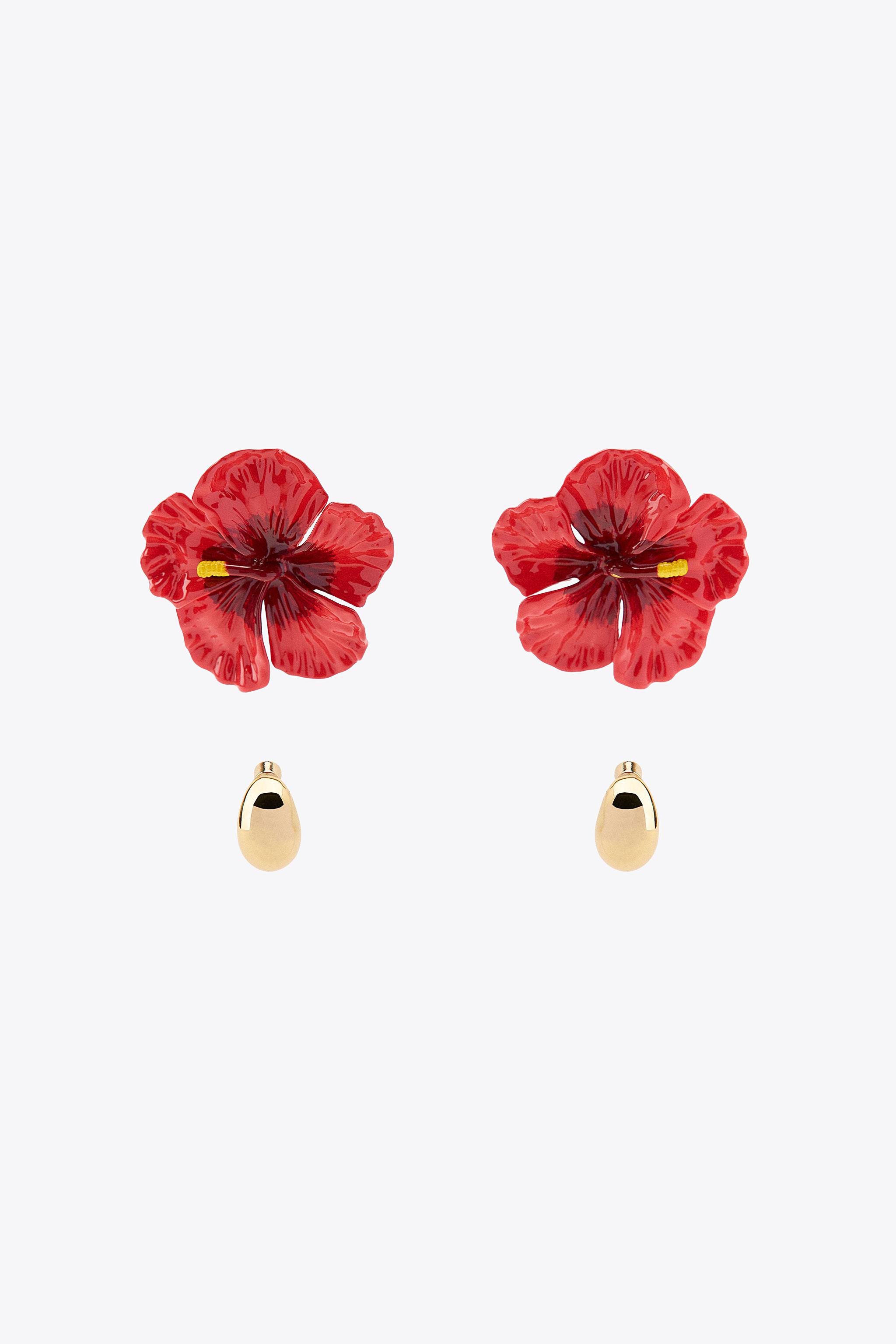 PACK OF FLOWER AND HOOP EARRINGS