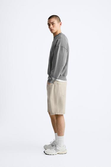 STRAIGHT FIT DENIM BERMUDA JORT_3