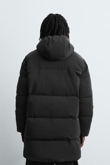 VESTE REMBOURRÉE LONGUE - Noir de Zara - Image 2