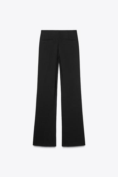 FLARE-HOSE MIT HOHER BUND - Schwarz von Zara