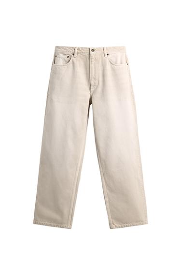BAGGY FIT JEANS - Ecru by Zara