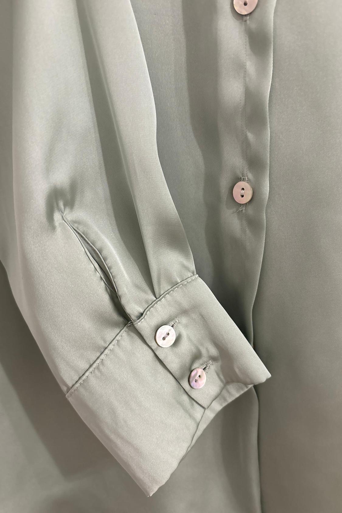 BASIC SATIN SHIRT - Image 3