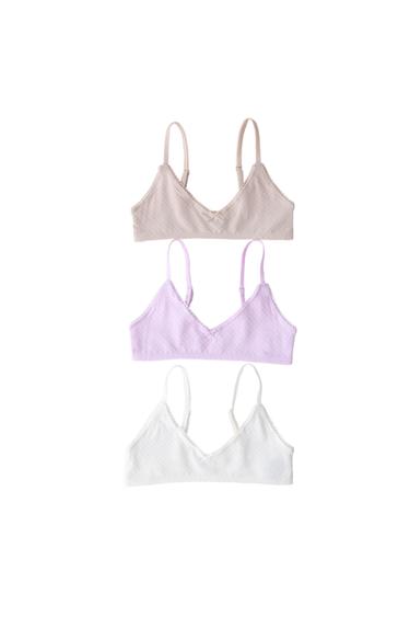 9-14 AÑOS/ PACK TRES TOPS ESTRUCTURA - Multicolor de Zara