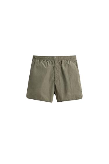 BERMUDA TÉCNICA CORTA - Verde gris de Zara