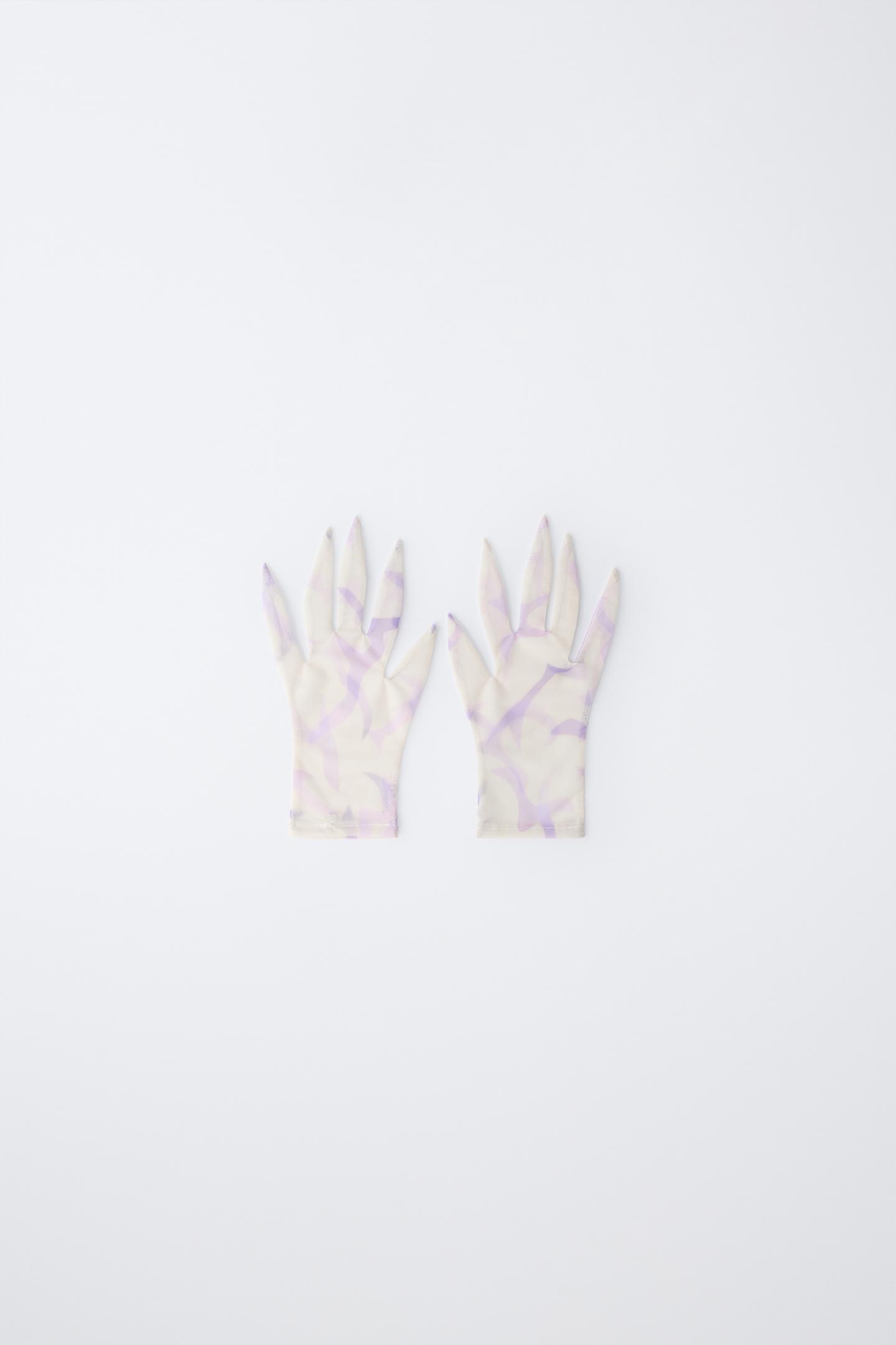 Детские перчатки Zara Kpop Demon Hunters™ Netflix © Costume Gloves, цвет: Фиолетовый — фото 1