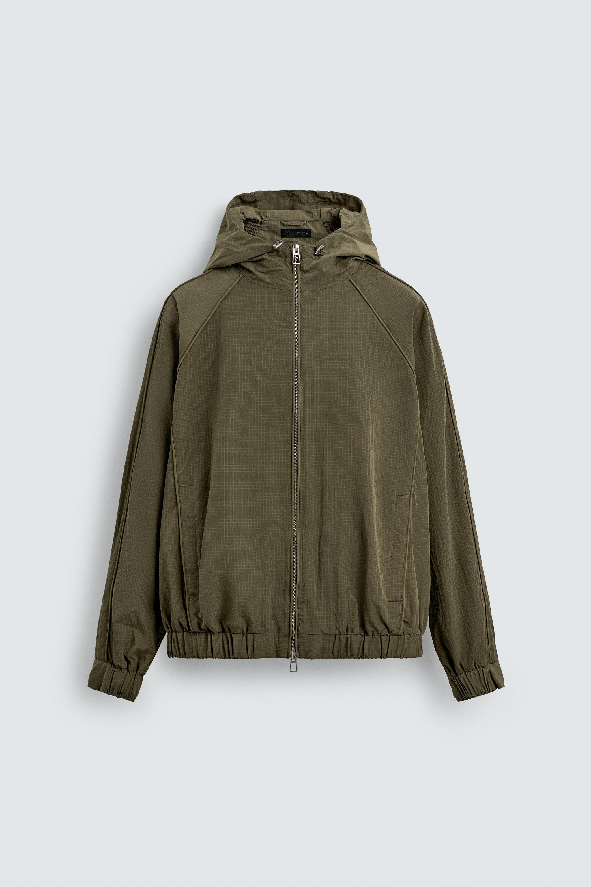 ZARA防水風キルティングアノラック ZARA防水風キルティングアノラック WATER AND WIND PROTECTION