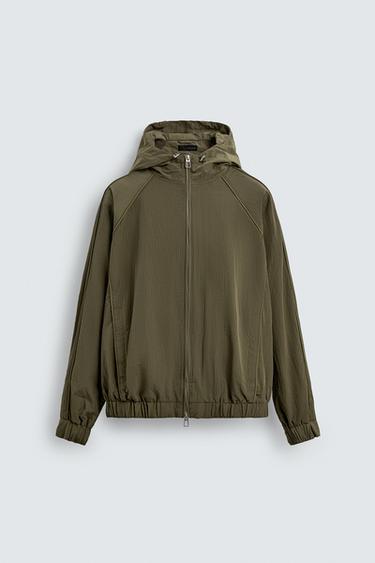 LIGHTWEIGHT WATER-REPELLENT TECHNICAL JACKET - Khaki by Zara