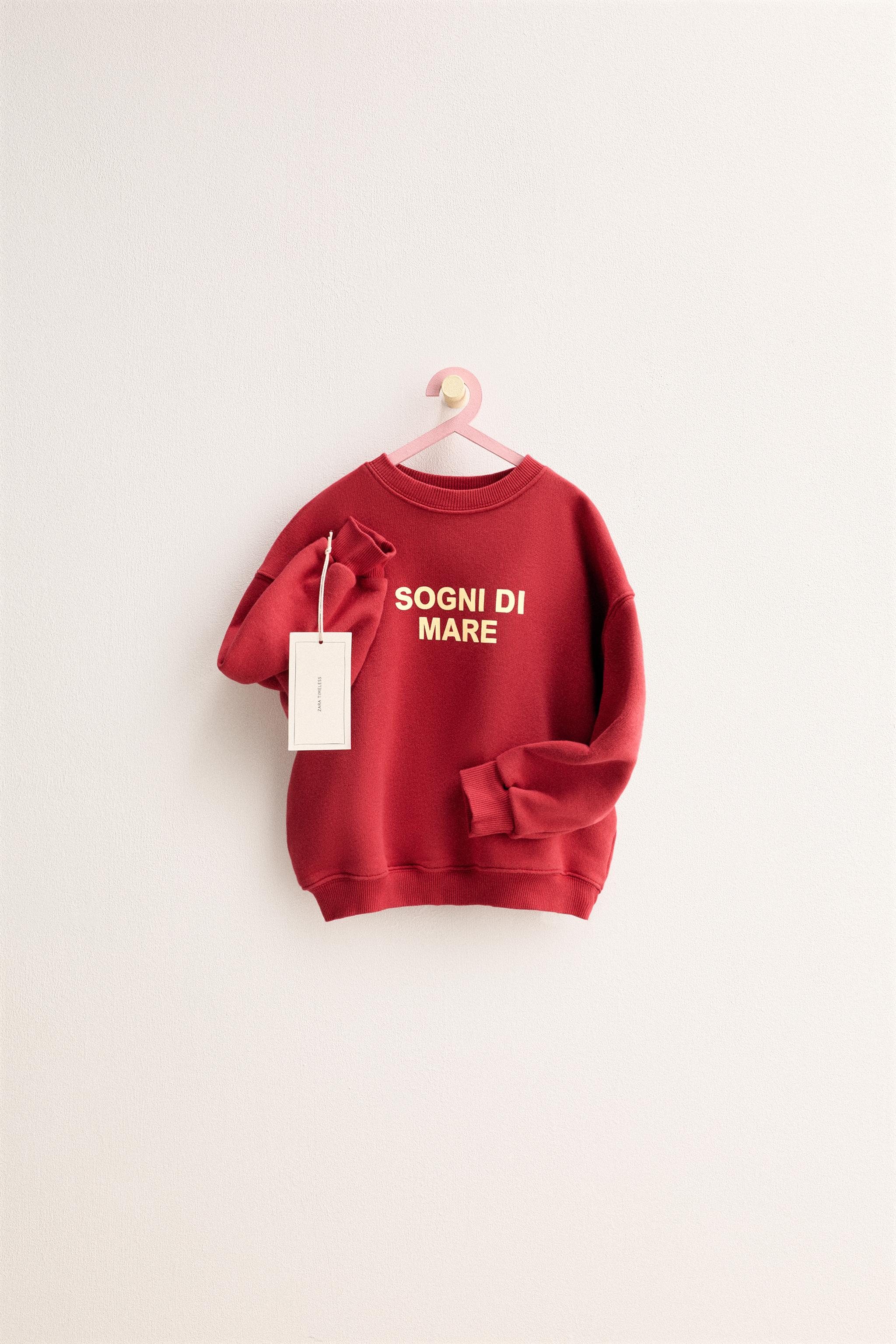 ZARA TIMELESS - TEXT SWEATSHIRT