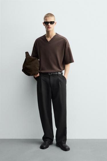 SWEAT COUPE BOXY - Chocolat de Zara