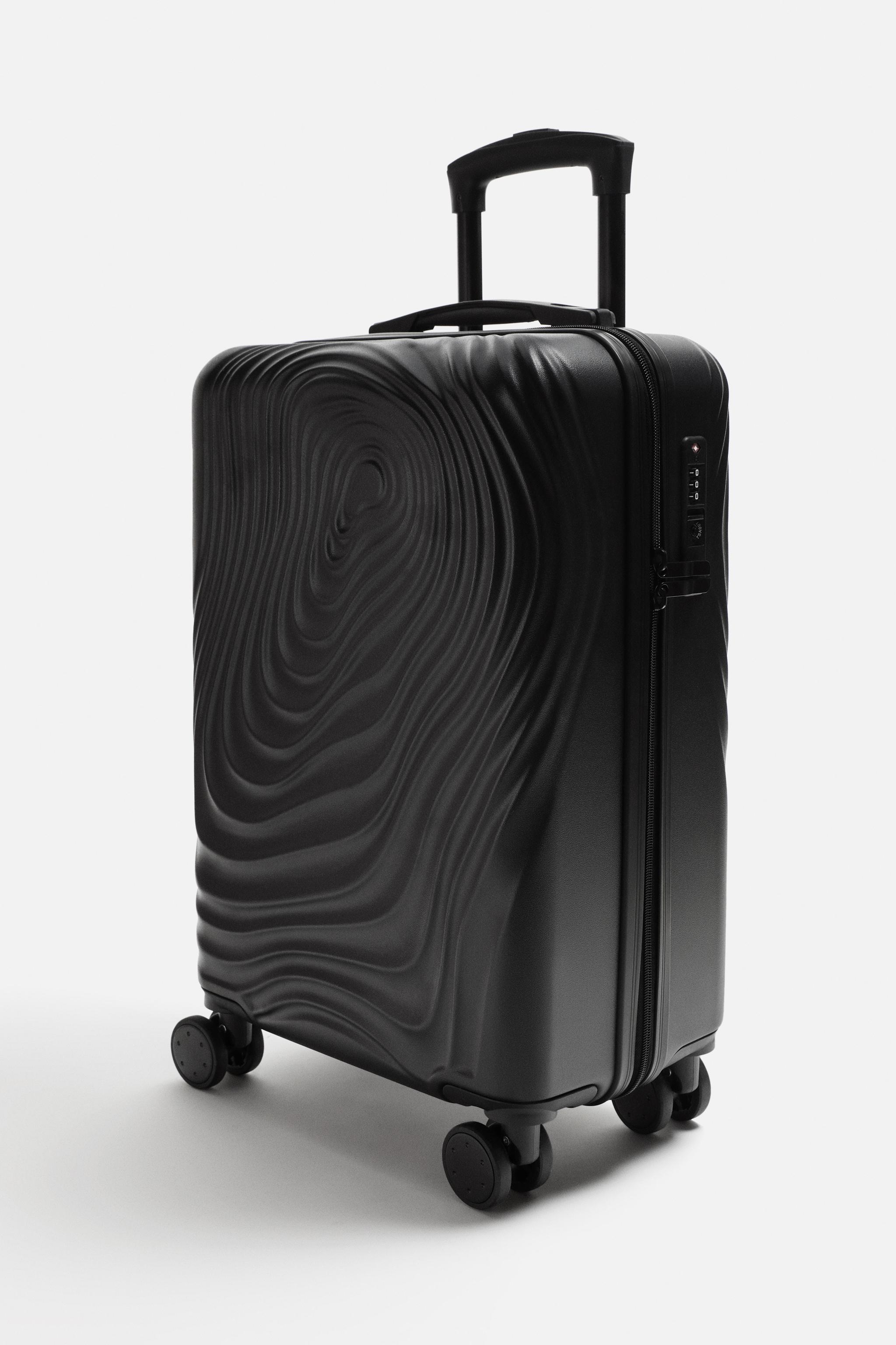 Zara transparent travel trolley sale