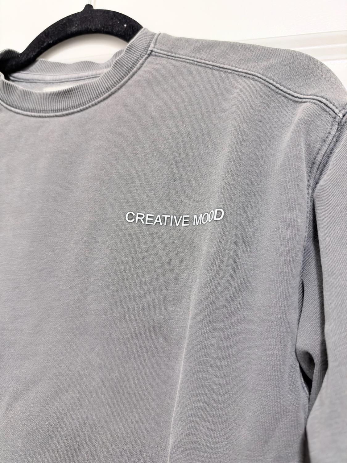 WASHED EFFECT TEXT SWEATSHIRT - Image 2
