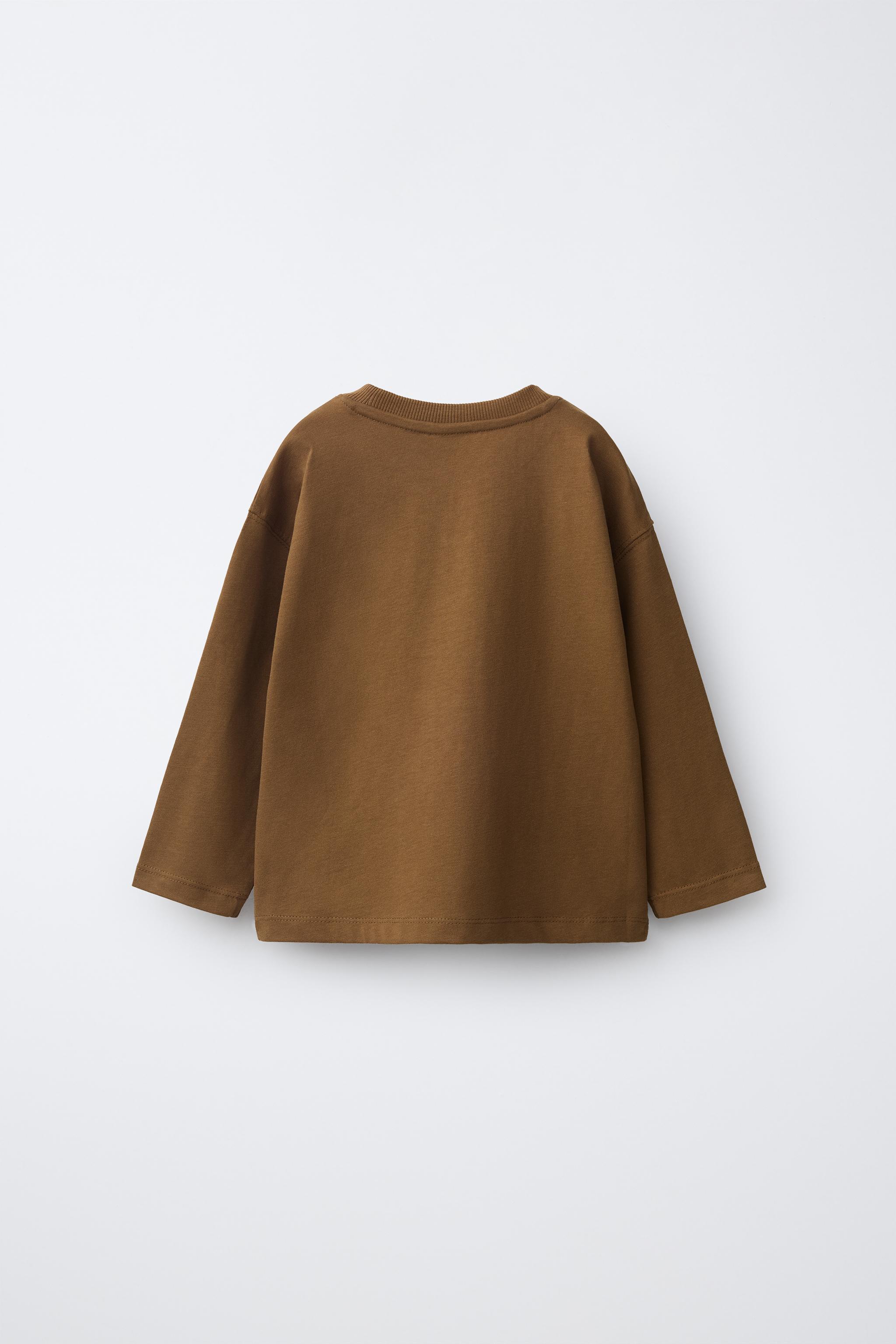RUBBERIZED FOX PATCH T-SHIRT — Tobacco