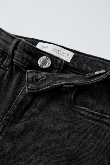 JEANS SKINNY - Negro de Zara