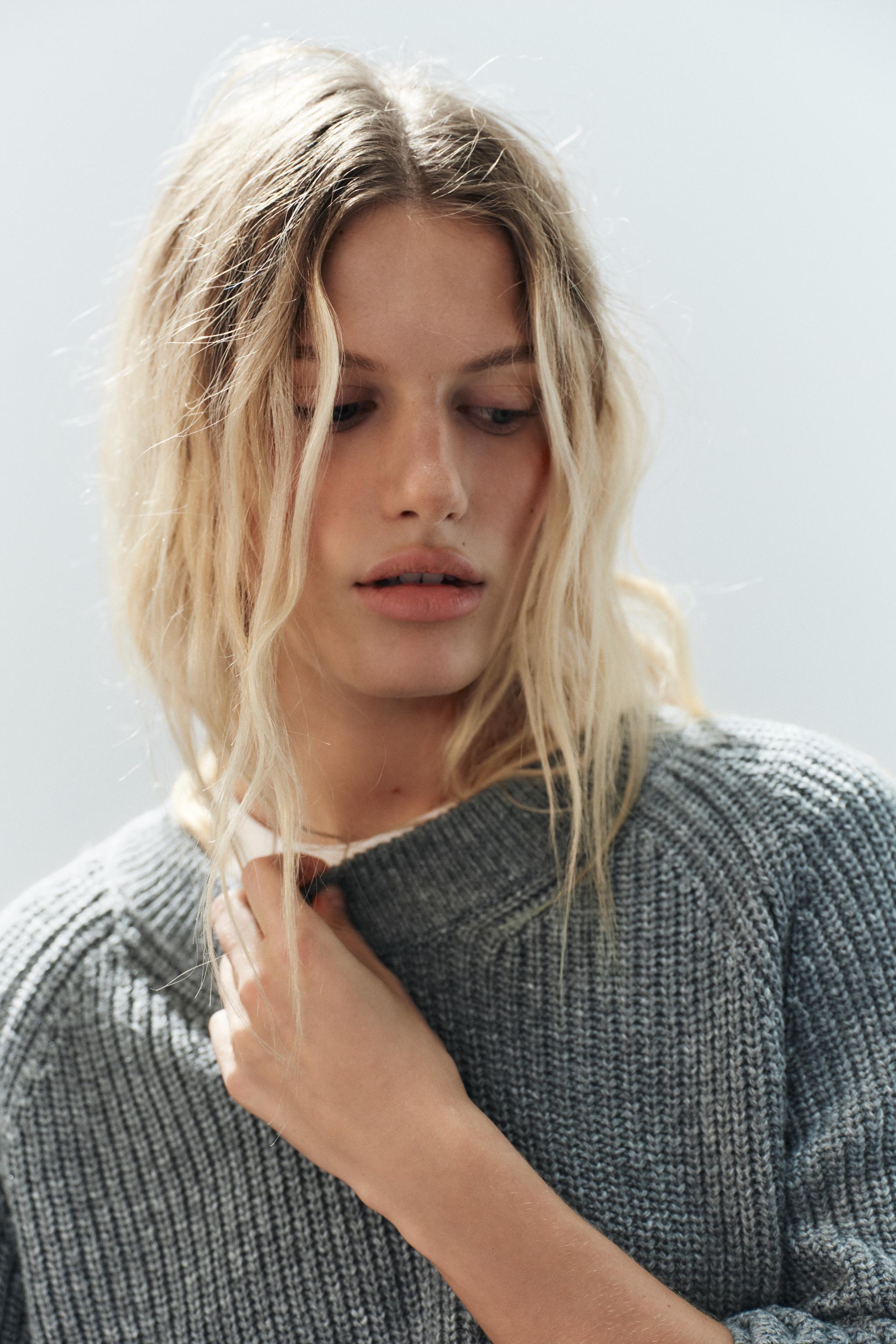 PULL EN MAILLE COL PLONGEANT