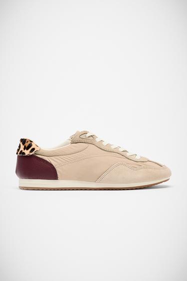 Zara SOFT SNEAKERS - Beige