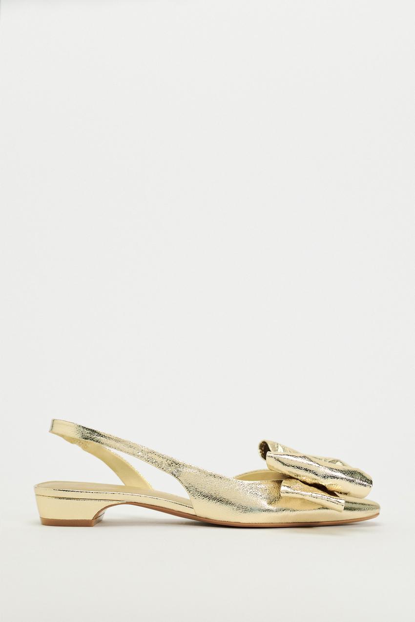 Gold Slingbacks in a Formal Setting