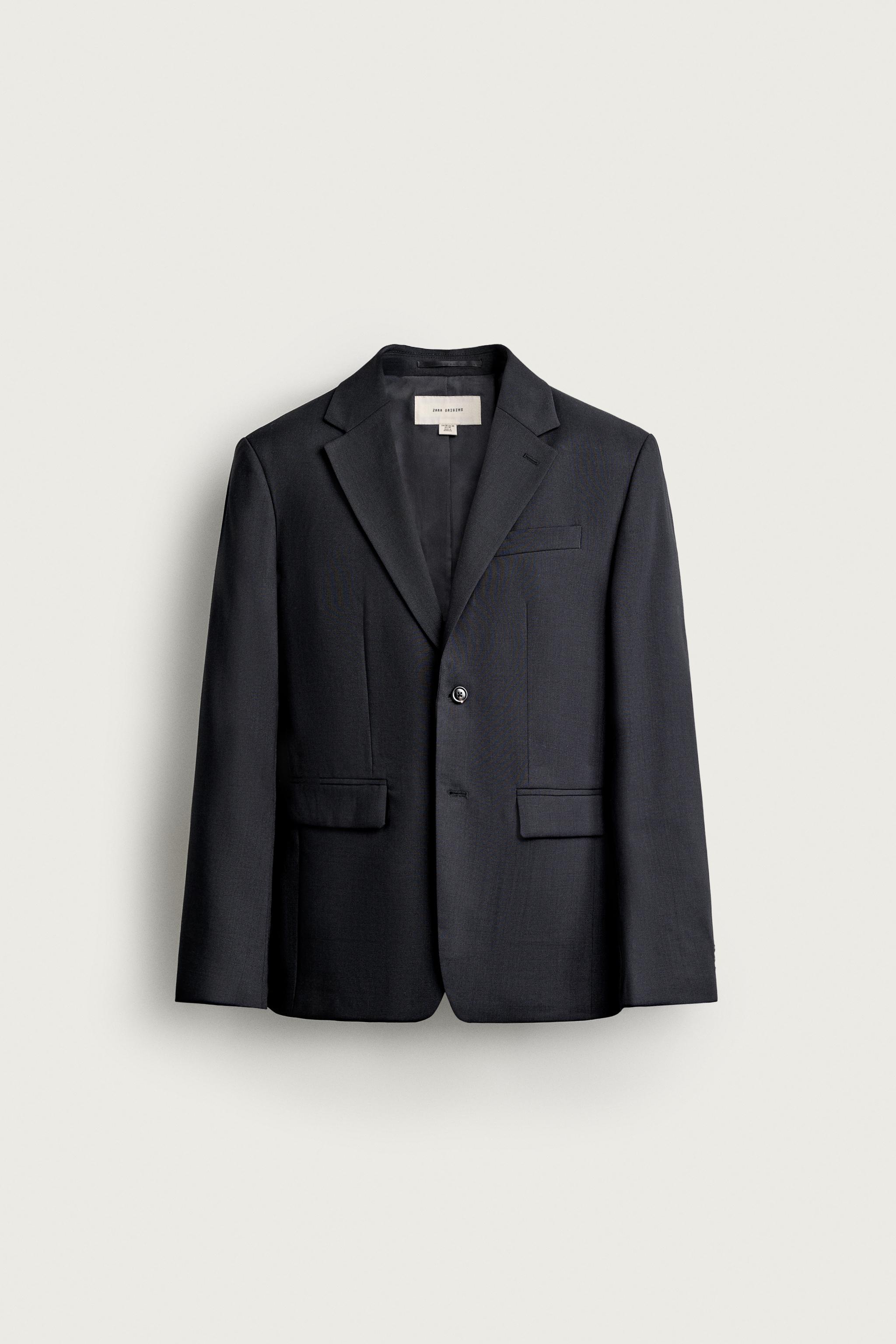 100% WOOL REGULAR FIT SUIT BLAZER