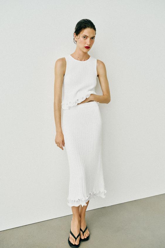 DOUBLE LAYER KNIT TOP from Zara - $39.90