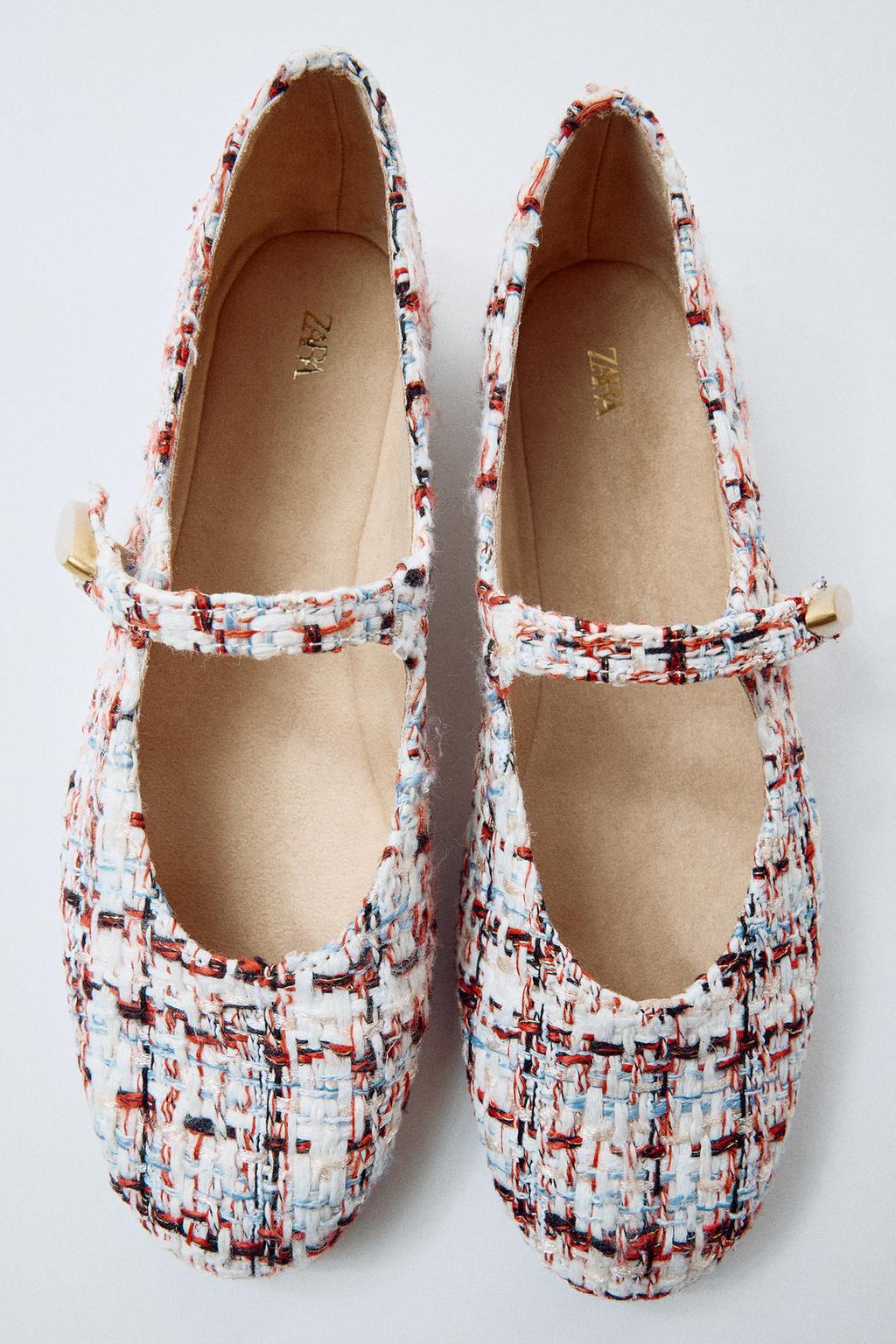 FABRIC BALLET FLATS