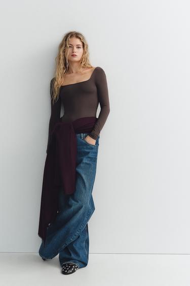 SOFT SCARF - Burgundy by Zara - Image 0