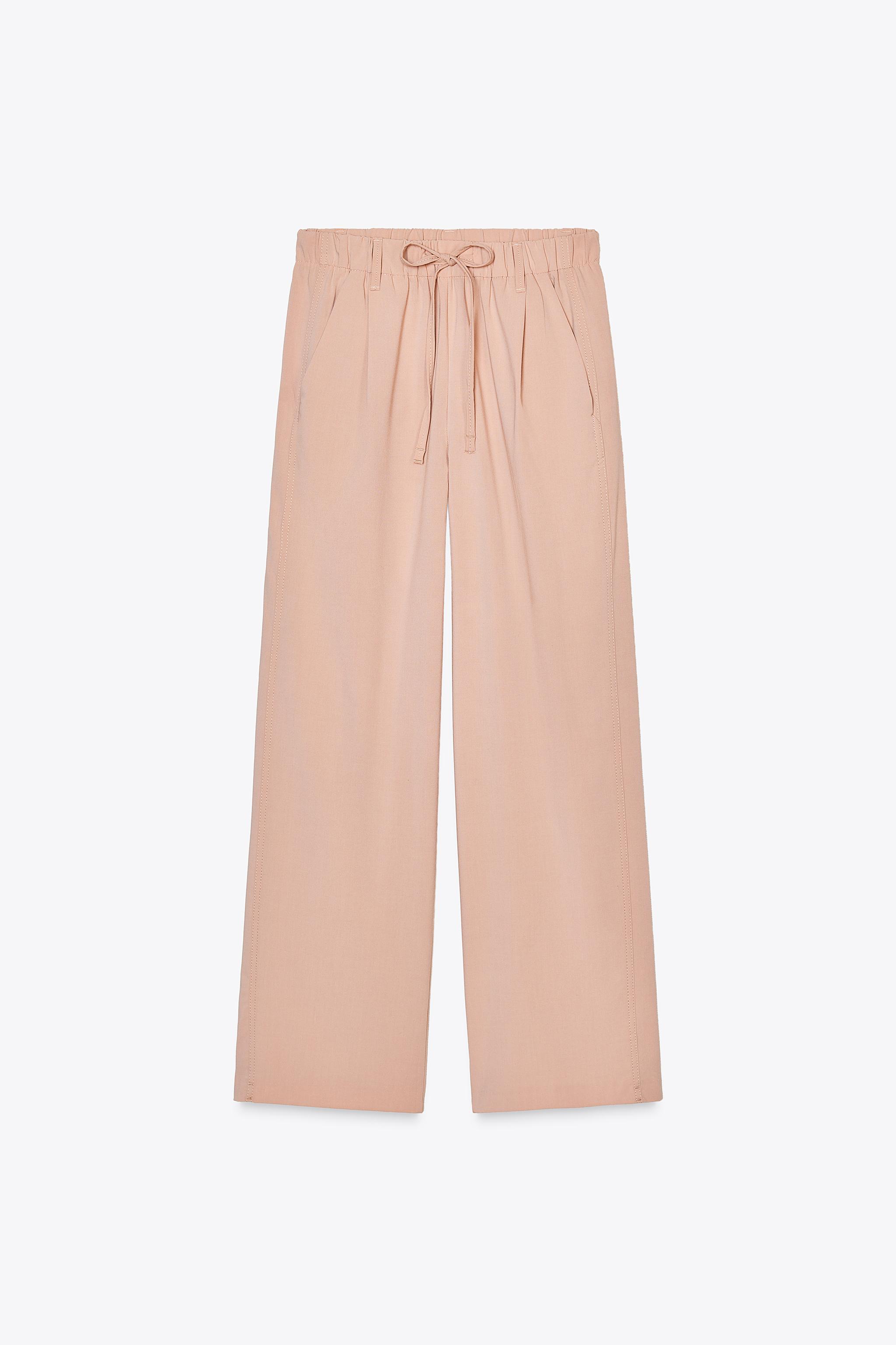 Pink suit pants in wool | The Kooples US