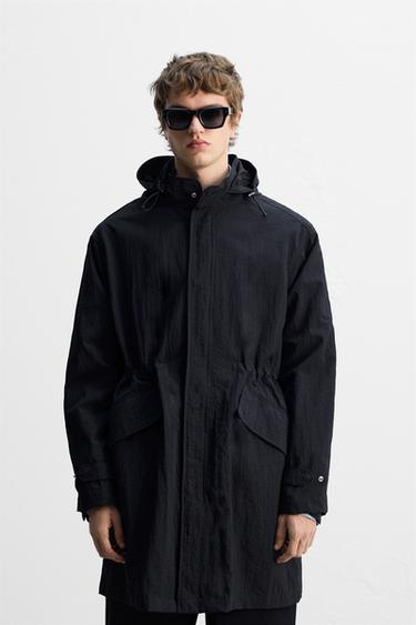 PARKA TECHNIQUE REGULAR FIT - Bleu marine foncé de Zara - Image 1