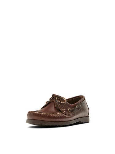 Zara Leather deck shoes - Dark tan