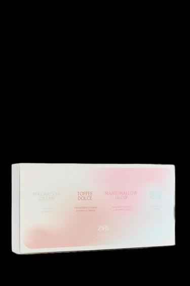Zara GOURMAND NUDE COLLECTION DISCOVERY SET EDP 4x15ML (0.5 FL. OZ). - TINTED LEATHER