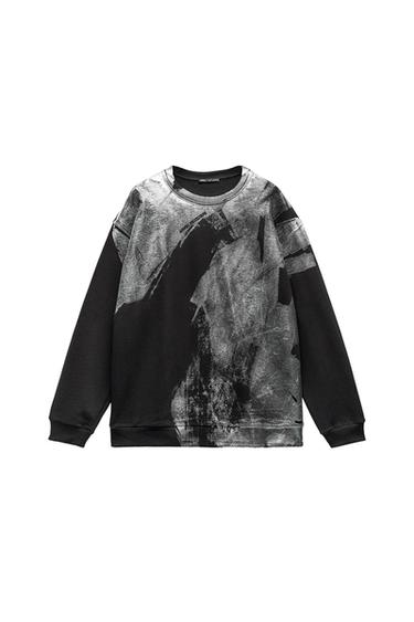 FOIL OVERSIZE SWEATSHIRT