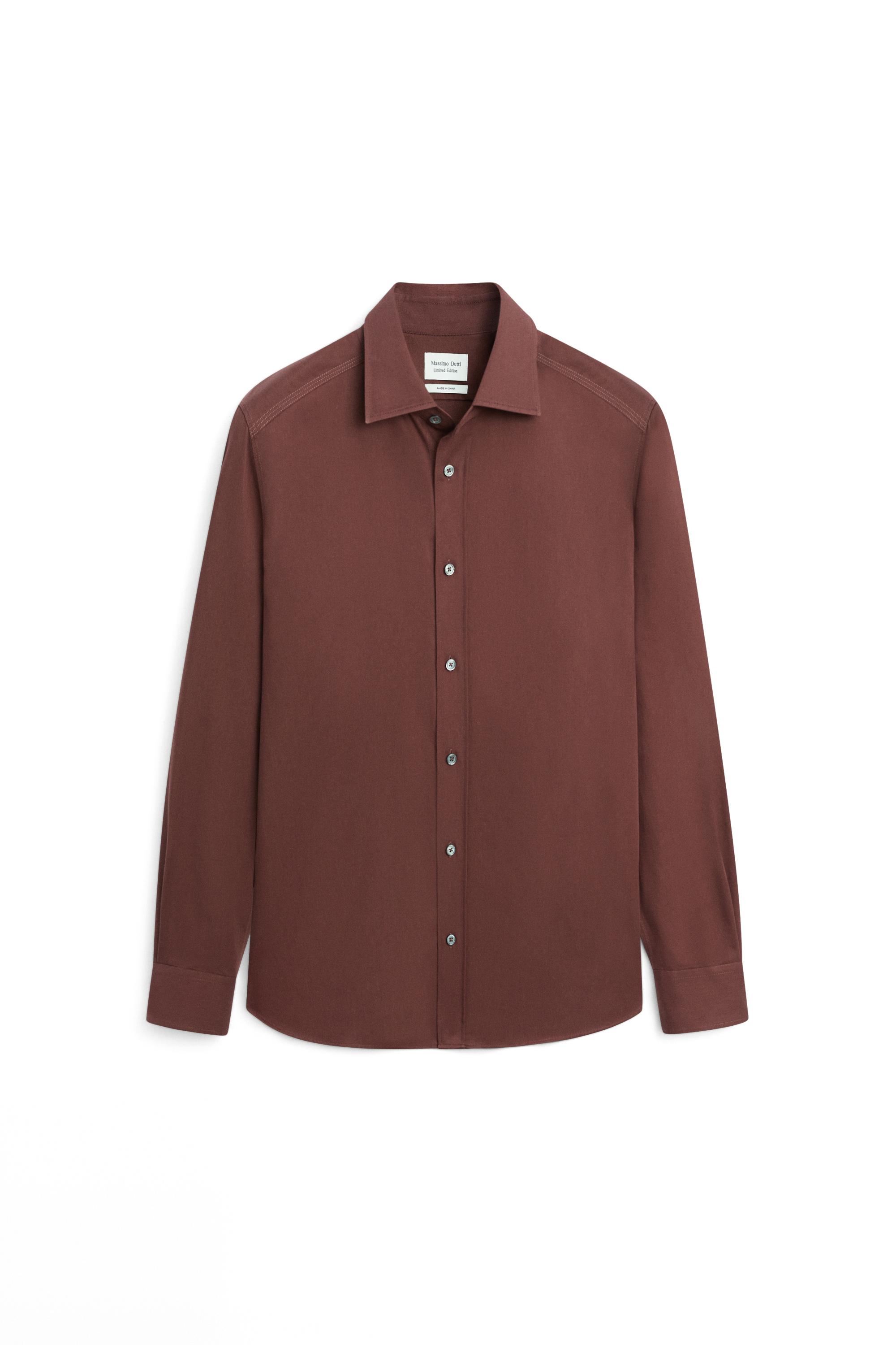 Regular fit cotton blend shirt - LIMITED EDITION