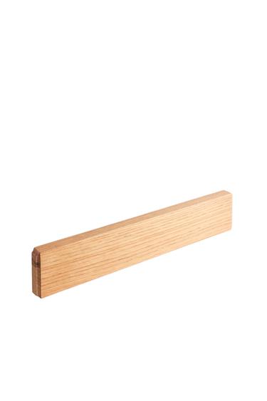 MAGNETIC OAK KNIFE BLOCK - Light brown by Zara