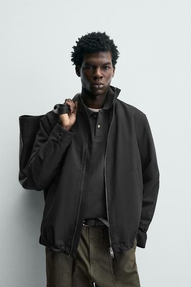 LIGHTWEIGHT REGULAR FIT OVERSHIRT - Black by Zara - Image 5