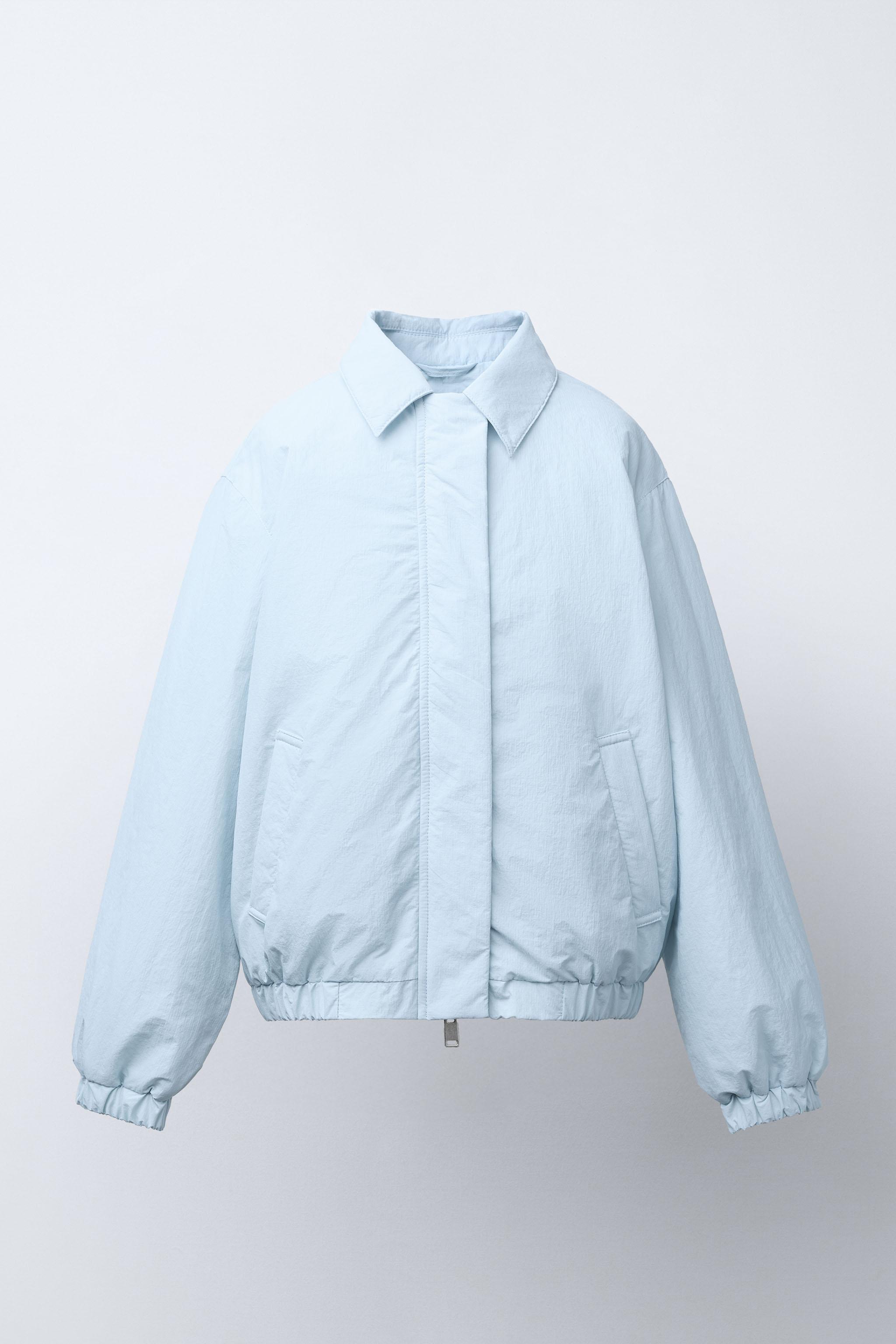 BENSIMON ® X ZARA LIGHTWEIGHT QUILTED JACKET - Light blue | ZARA