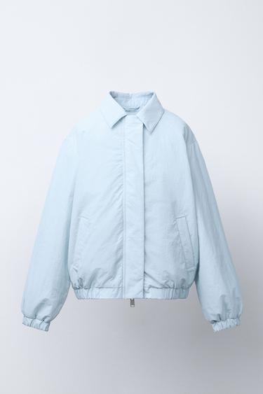BENSIMON ® X ZARA LIGHTWEIGHT QUILTED JACKET - Light blue by Zara