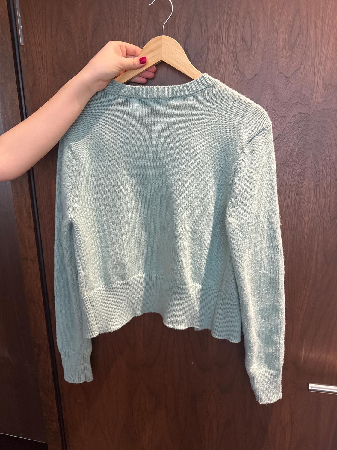 PLAIN KNIT CARDIGAN - Image 2