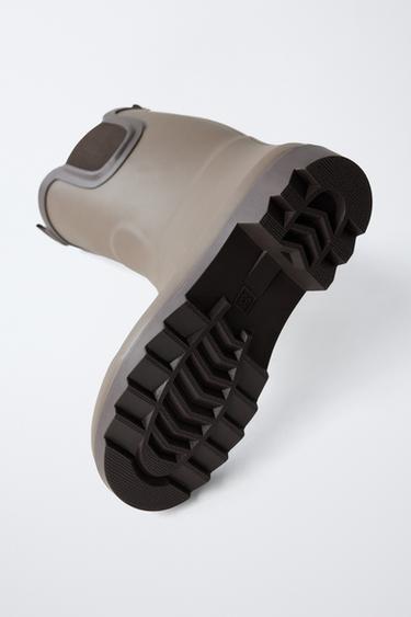 BOTTE DE PLUIE HAUTE - Marron de Zara - Image 7