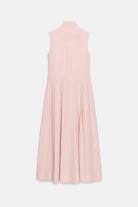 ROBE CHEMISE ZW COLLECTION - Rose pastel de Zara - Image 6