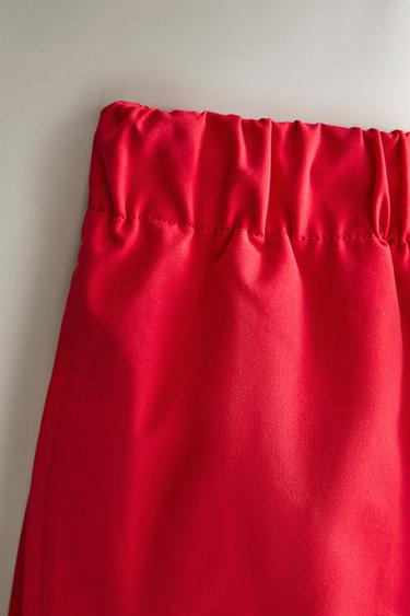 MAILLOT DE BAIN DE PLAGE ROUGE - Rouge de Zara - Image 1