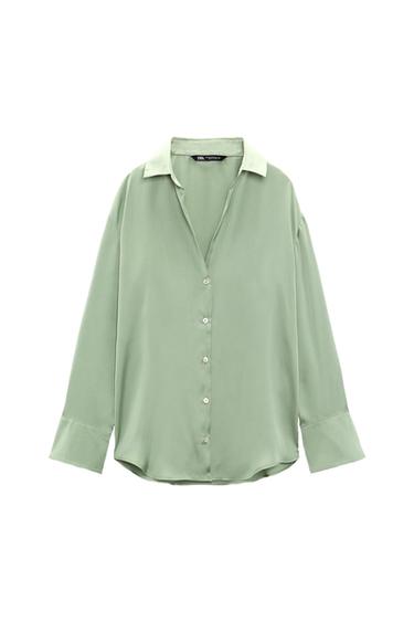 BASIC SATIN SHIRT