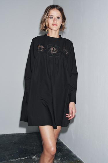 ROBE BRODERIES ZW COLLECTION - Noir de Zara - Image 5