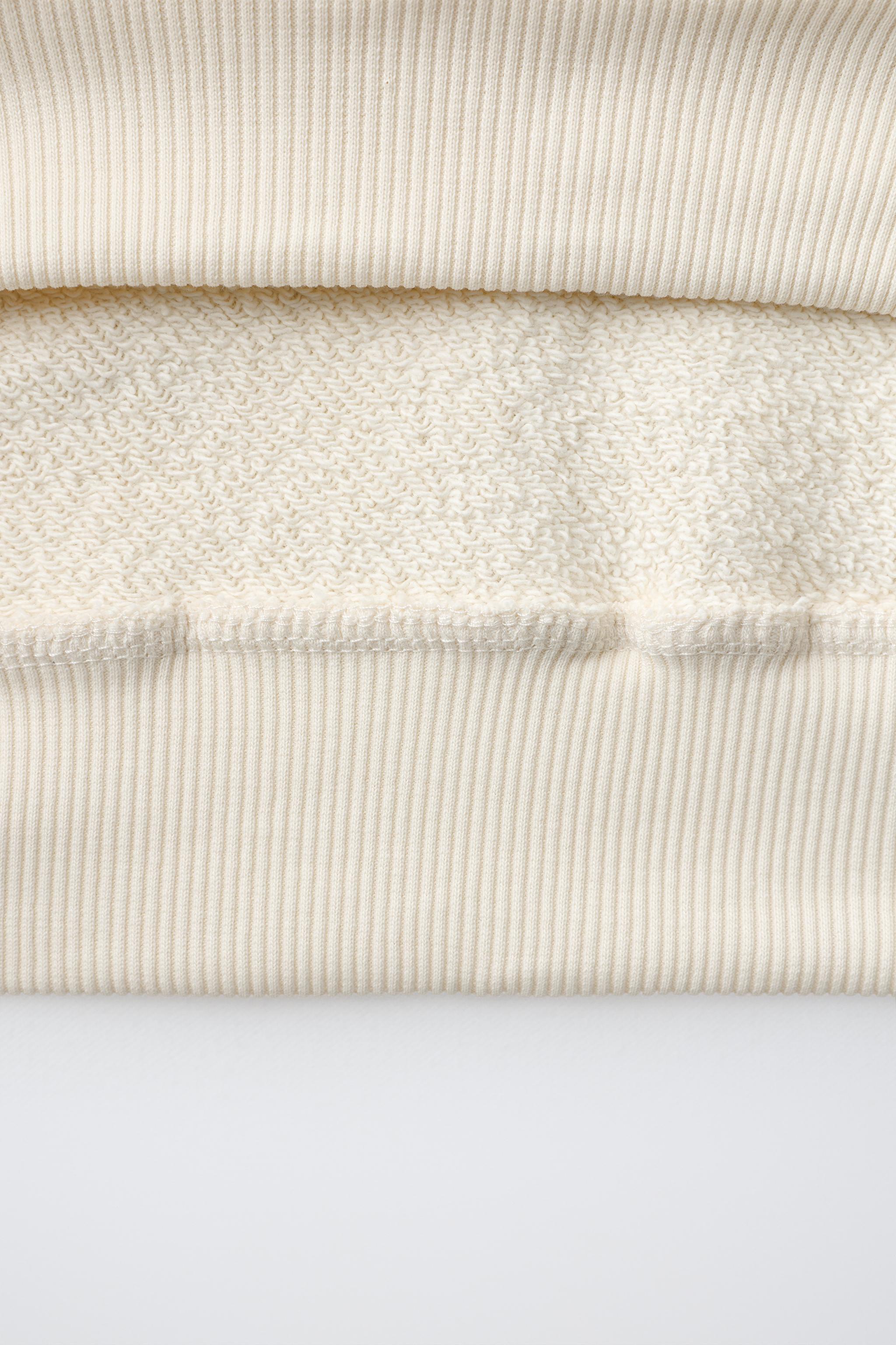 Детские худи Zara VARSITY TEXT SWEATSHIRT — фото 5