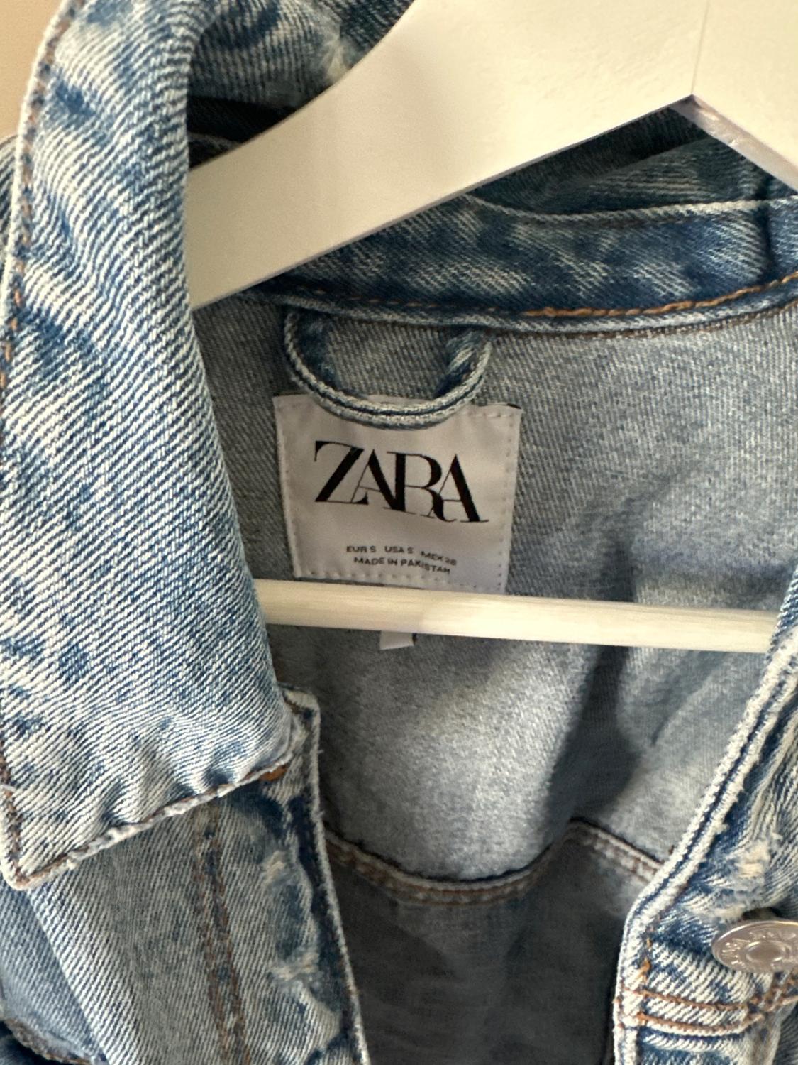 DENIM CROPPED JACKET - Image 2