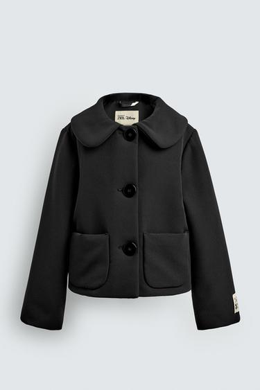 ÁO KHOÁC CỔ CÁNH SEN HARRY LAMBERT FOR ZARA X DISNEY - Màu đen từ Zara - Hình ảnh 0