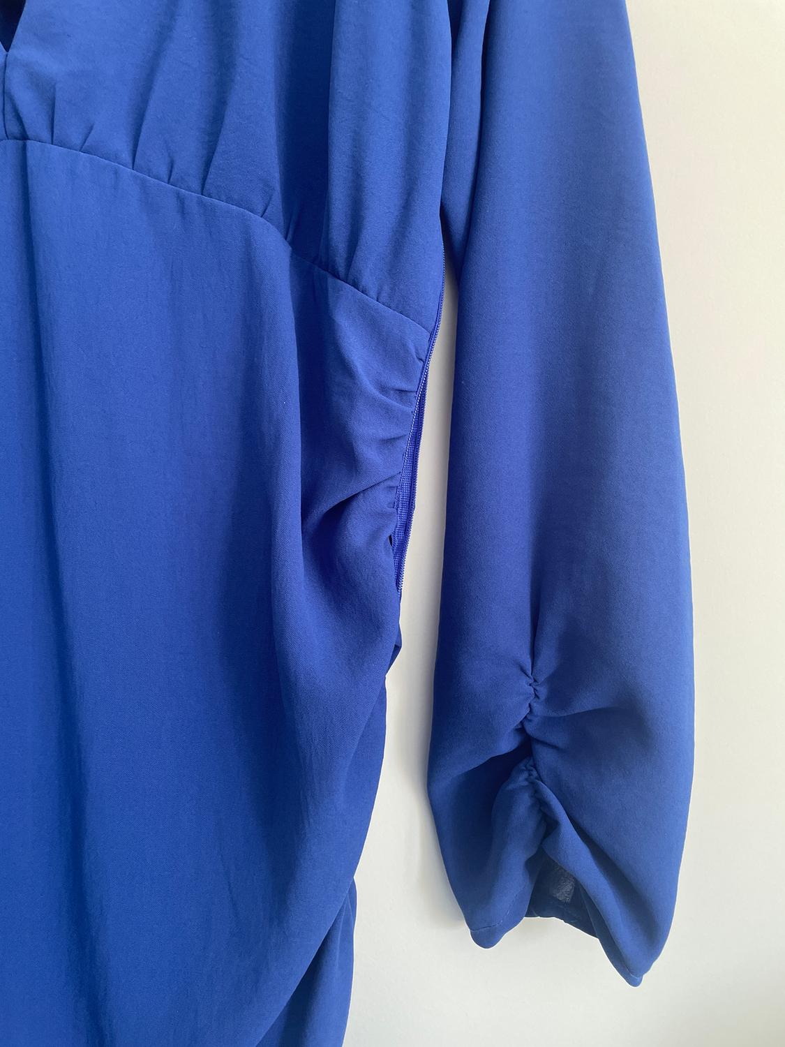 DRAPED MINI DRESS - Image 2