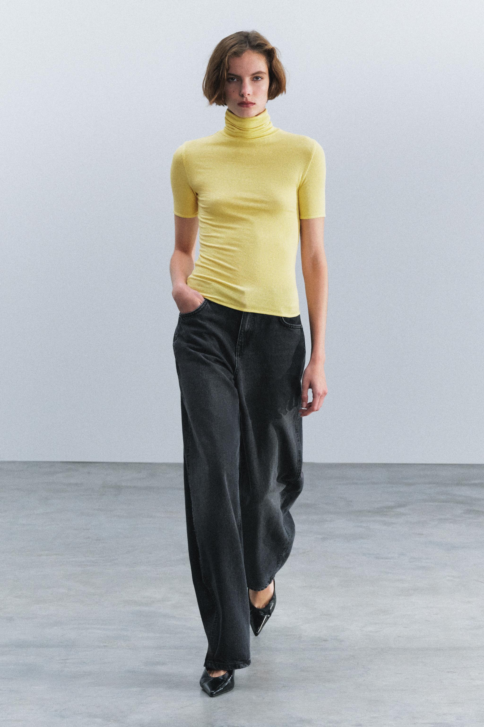ショートスリーブTシャツ - イエロー | ZARA Japan / 日本