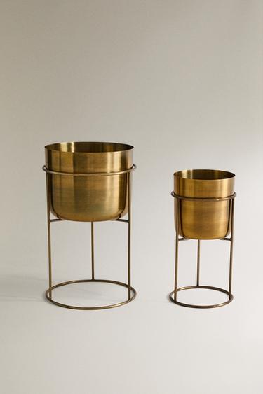 GYLDEN URTEPOTTE - guld fra Zara - Billede 0