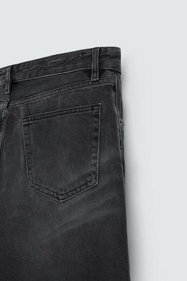 FLARE FIT JEANS - charcoal grey by Zara - Image 9