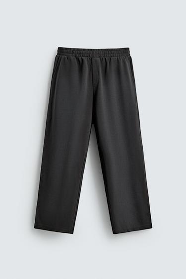 PANTALÓN JOGGER RELAXED FIT LAVADO - Gris de Zara