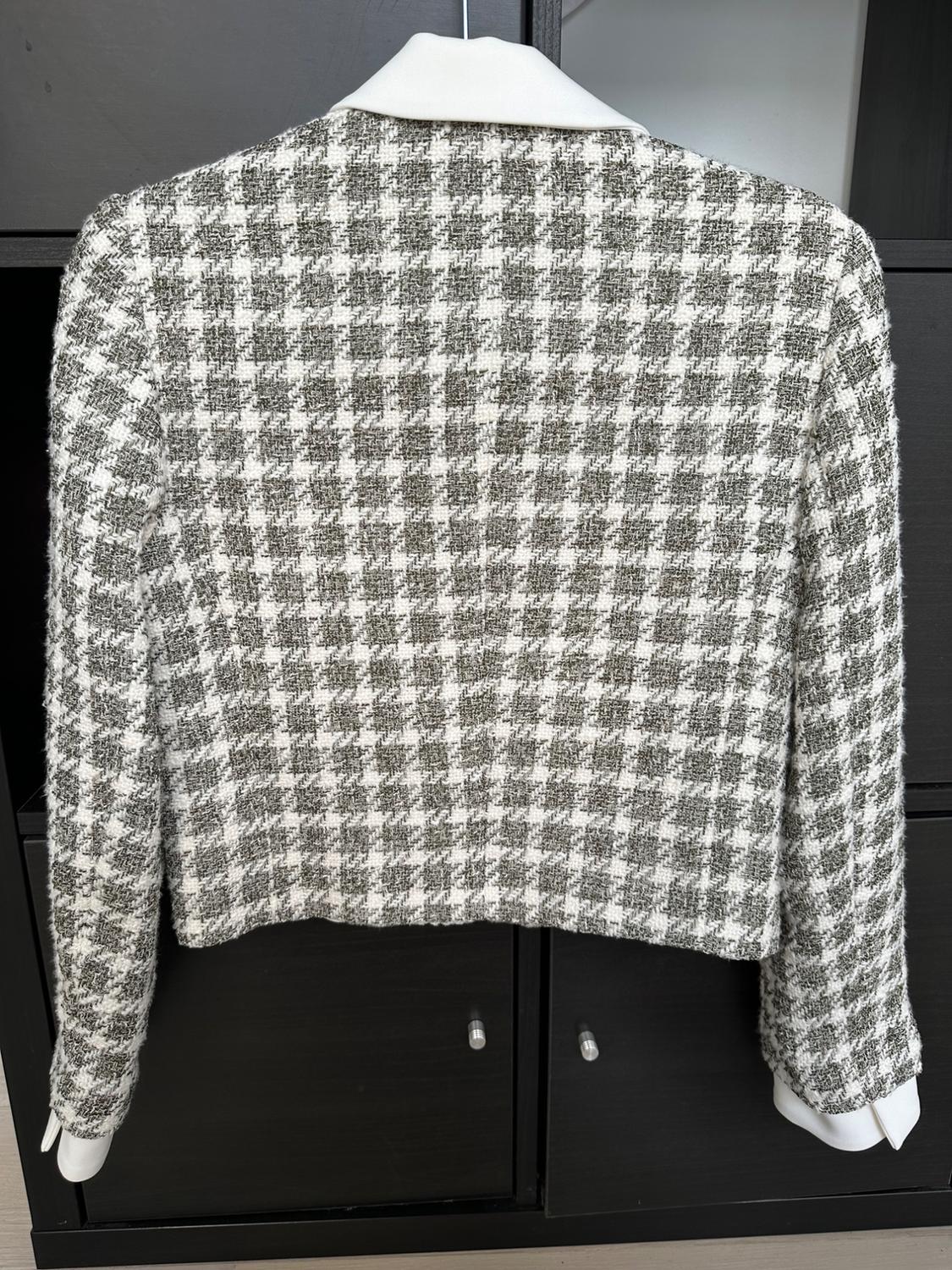 PLAID CROPPED JACKET - Image 4